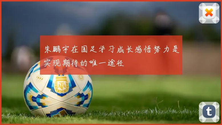 朱鹏宇在国足学习成长感悟努力是实现期待的唯一途径